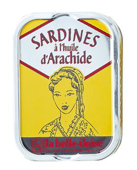 SARDINES A L´HUILE D´ARACHIDE 115GR BELLE ILOISE