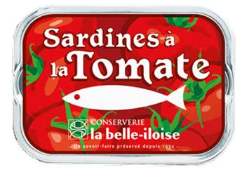 SARDINES A L´HUILE DE TOURNESOL/TOMATES 115GR BELLE ILOISE