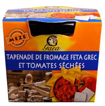 TAPENADE DE FETA ET DE TOMATES SECHEES 100G