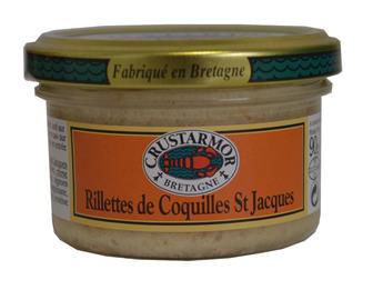 RILLETTES DE COQUILLES ST JACQUES 90G CRUSTARMOR