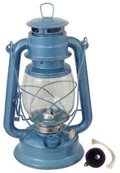 LAMPE TEMPETE BLEUE VERNIE