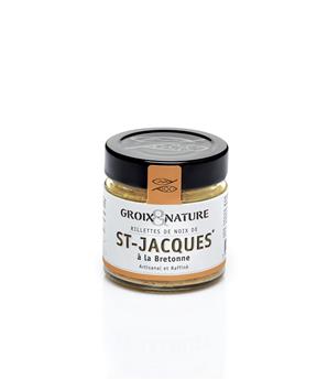 LES POTINES DE NOIX DE SAINT JACQUES AUX AROMATES BIO 120G GROIX