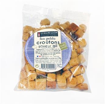 CROUTONS AROMATISES A L´AIL POUR SOUPE 75G