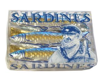 SARDINES X6 CHOCOLAT LAIT SOUS ALU BOITE 60G