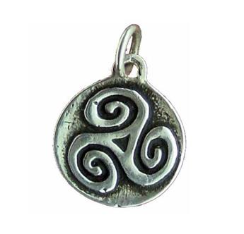 PENDENTIF ARGENT PETITE MEDAILLE TRISKEL