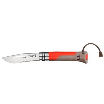 COUTEAU OUTDOOR N°8 TERRE / ROUGE OPINEL